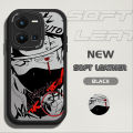 YYDS for Vivo Y35 Back Cover Anime Naruto PU Leather Case Soft Thin Drop Resistant Phone Case. 