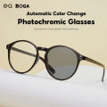 OQ BOGA 10 Styles Anti UV Photochromic Sunglasses Anti Blue Light Radiation Round Frame Computer Glasses.