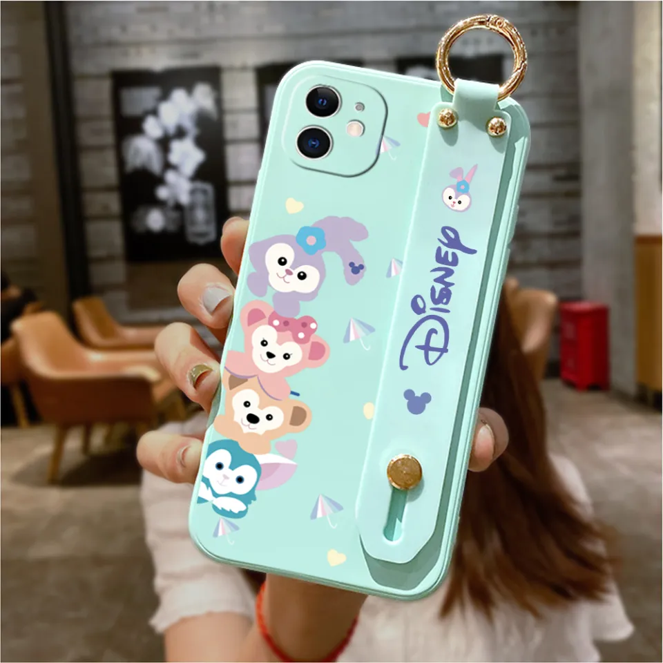 Hontinga for Realme C11 Wrist Strap Case INS Cute Style Creative