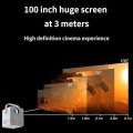 Mini Portable Projector, WiFi & Bluetooth Outdoor Home Theater Movie Projector, with 360 Degree Surround Sound, 150 Inch Picture, Compatible with HDMI, USB, AV GY 370. 