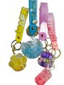 Creative Keychain Luxury Floating Key Ring New Key Ring Bag Pendant Bag Pendant Keyfob Cute Keychain.