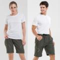Stretch Hiking Pants Multi-Pocket Lightweight Water-Resistant Convertible Trousers Zip-Off Men's Outdoor Pants for Trekking. 