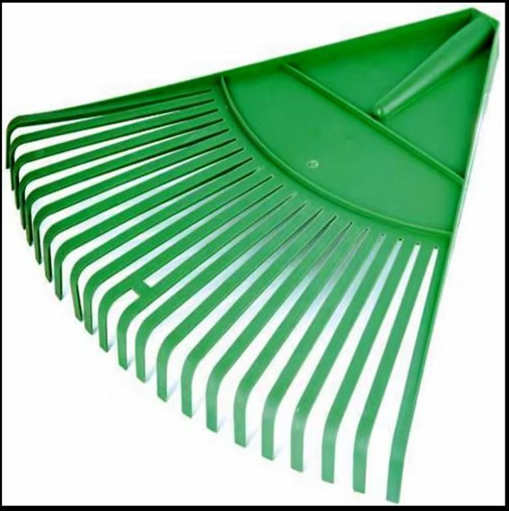 Plastic Rake Head Garden Leaf Rake Head Replacement Garden Leaf Scoop Rake Shrub Rake Lawn Yard Grass Cleaning Rake Gardening Tool for Sweep