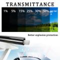 50cmx300cm All Black Glass Sticker Window Shade car Sunscreen Insulating Film Balcony Shade Glass Film Dark Black Car Window Tint Film Glass 1%-50% Roll Summer Car Auto House Windows Glass Tinting Solar Protection HAPPYTIME.