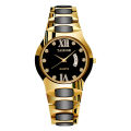 TAISIGE Manufacturer Supply High-End Watch Roman Diamond Calendar Solid Tungsten Steel Gold Deep Waterproof Men's Watch. 