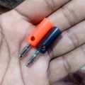 1Pair- Male Banana Plug 4mm Lantern Head Red & Black Gold Plated Jack Screw Terminal Connector For Audio Speaker. 