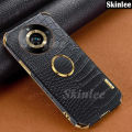 Phone case For Realme 11 Pro + Back cover Soft Case Luxury Carbon Crocodile Pattern Leather Handphone Housing For Realme11 Pro Plus Cover cases Car Navigation Holder Ring Cover. 