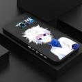 Hontinga for Xiaomi Poco X3 / Poco X3 NFC / Poco X3 Pro Back Cover Cartoon Anime Cute Killua Side Design Case Square Edge Liquid Silicone Phone Case. 