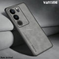 New Phone case vivo V29 Pro Back cover PU Leather Back cover Lens Cover Matte Slim Back Shockproof Casing. 