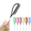【Daily Necessities For Anyone Store】Hairdressers Barbers Metal Tail Comb Rat Tail Comb For Styling 7 Colours Heat Fine Highlight Foiling Combs.