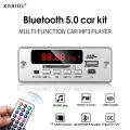 Kebidu Bluetooth 5.0 MP3 Decoder BoardWireless USB SD 3.5mm AUX FM AUX Audio Decoding Module with Remote Control.