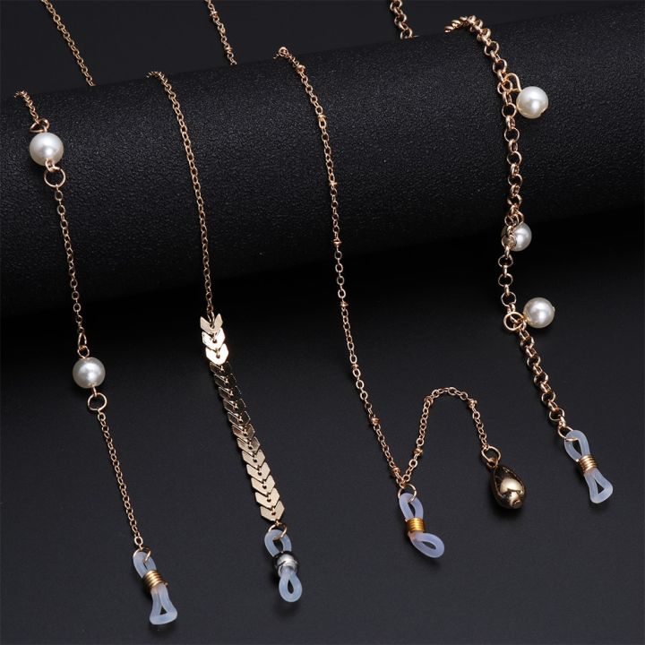 2021%20Fashion%20Sunglasses%20lasses%20Chains%20ask%20Chains%20ren%20Accessories%20Eyeglass%20Eyewear%20old%20Color%20Chain%20ift%20For%20Women%20s%20-%20Image%204