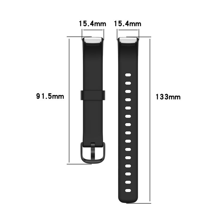 Watch%20Strap%20For%20Fitbit%20Luxe%20Silicone%20Color%20Buckle%20Watch%20Band,%20Size:L(White)%20-%20Image%204