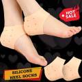 Premium Silicone Heel Pads for Foot Pain Relief, Single Size Fit, Single Pack. 