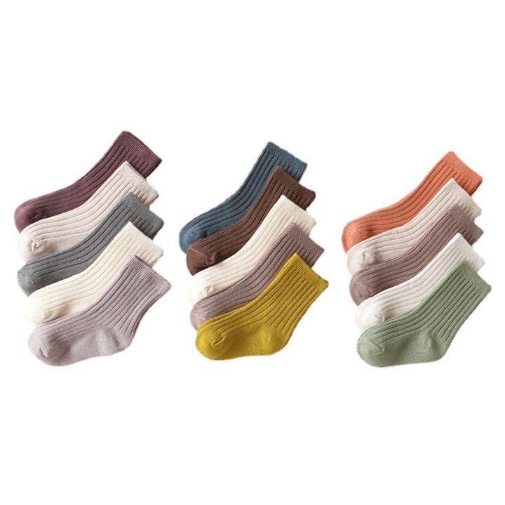 Spring%20and%20autumn%20new%20children's%20socks%20men's%20treasure%20female%20treasure%20cotton%20socks%20double%20needle%20medium%20tube%20socks%20baby%20newborn%20socks%20wholesale%20in%20large%20quantities%20-%20Image%205