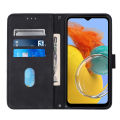 lthmy for Samsung Galaxy M14 5G case slim Embossed PU Leather Flip Stand Wallet Card Slots Cover. 