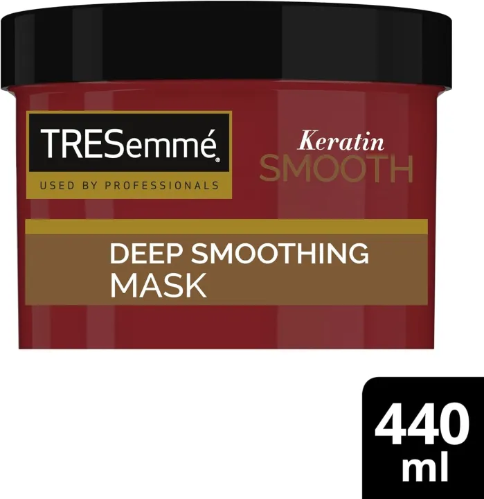 TRESemme%20Keratin%20Smooth%20Deep%20Smoothing%20Mask%20440ml%20Rinse-out%20Hair%20Treatment%20with%20Hydrolysed%20Keratin%20for%20soft,%20shiny,%20frizz-free%20Hair%20-%20Image%202