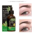 60ml Organic Black Castor Oil For Hair Growth Serum Oil Hair Eye Lashes Eyebrows Moisturizing regrowth Massage Oil.