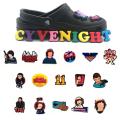 American Classics Stranger Things Series Graffiti Series Shoe Charms for Clogs DIY Decoration Shoe Flower Shoe Decoration Accessories Wholesale. 