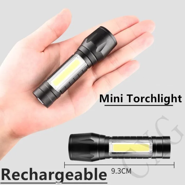 Mini%20Rechargeable%20LED%20Built-in%20Battery%20Waterproof%20USB%20Charge%20Zoom%20Torch%20Dual%20Lights%20-%20Torch%20Light%20-%20Image%205