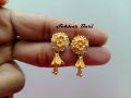 Golden Plate Frower Earrings For Women And fashionable Girls, Indian Ear Ring For Women. 