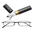 Hot Reading Glasses High Grade Tube Case Eyeglasses Fashion Book with Learning Reading Glasses For Men And Women Drop shipping. 