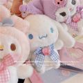Kawaii Sanrio Mymelody Kuromi Cinnamoroll Plush Doll Key Chain Pendant Schoolbag Decoration Girls Christmas Gift Home Furnishing. 