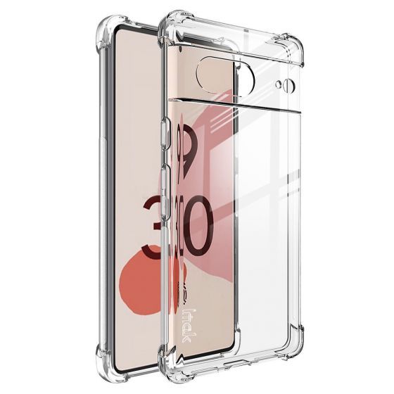 Google Pixel 7 Pro Premium Silicone Case Crystal Clear Soft TPU Ultra-Thin Transparent Back Case