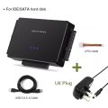 SATA/IDE to USB 3.0 Adapter Hard Drive Adapter Cable Converter for 2.5/3.5 Inch SATA and IDE HDD Support 6TB For PC Macbook.