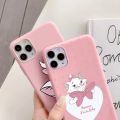 Disney Marie Cat Phone Case For iPhone 15 11 12 13 Mini 14 Pro Max 15 8 7 6 6S Plus SE 2022 2020 X XS Max XR Silicone Back Cover.