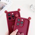 Case Cover For OPPO Reno 4Z 4 3 2 5 7 Pro 6 Plus A36 A76 A96 A92S Realme 9i 4G Phone Case Liquid Silicone Silicone Angel Eyes Cute 3D Ears Love Heart Cute Protection Couple INS Full Protection Fashion Luxury Cartoon Shockproof Camera Protective. 