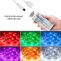 10M RGB Light Strip 3528 600LED Flexible LED Strip Light with 44 Key Remote+Controller for Christmas Living Room Bedroom. 