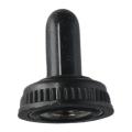 【Limited Time Only】 10PCS Waterproof Black Electrical Switch Covers 6mm Waterproof Rocker Mini Screw Switch Covers.