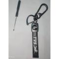 Tvs Keychains Black Leather Hook Key Chain - Key Ring - À¦Šà¦¾À¦¬À¦¿À¦° À¦°À¦¿À¦‚ - Key Ring. 
