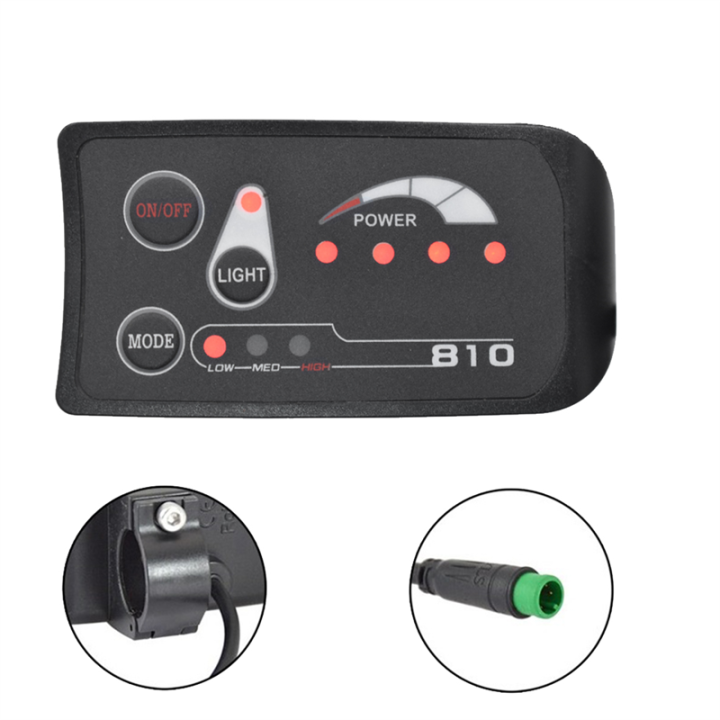 5PIN%20S810%20E-Bike%20Meter%20LED%20Display%202-Wheel%20Electric%20Bike%20Meter%20Display%20IP65%2048V%20For%20Electric%20Bike%20Electric%20Bicycle%20Meter%20-%20Image%202