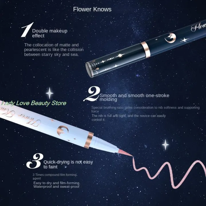 Flower%20Knows%20Moonlight%20Mermaid%20Waterproof%20Eyeliner%20Pen%20Super%20Slim%20Precise%20Professional%20Liquid%20Eye%20Liner%20Pencil%203%20Colors%20-%20Image%204