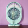 JOYKALY YG-719 Rechargeable 2400mAh Lithium Battery Strong Wind Desk Fan With LED Lamp.
