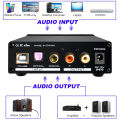 FX-Audio X3PRO DAC Digital to Analog Converter Headphone Amplifier Car Audio Amplifier Optical/PC-USB/Coaxial DC5V - BLACK EU PLUG. 