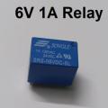 1A RELAY Mini 1A 6V Relay 6V Relay Switch DC 6V Relay 5 Pin 1A DC Coil SPDT Auto Universal Relay SRS-06VDC-SL PCB Mount Power Relay 6V Relay Switch.