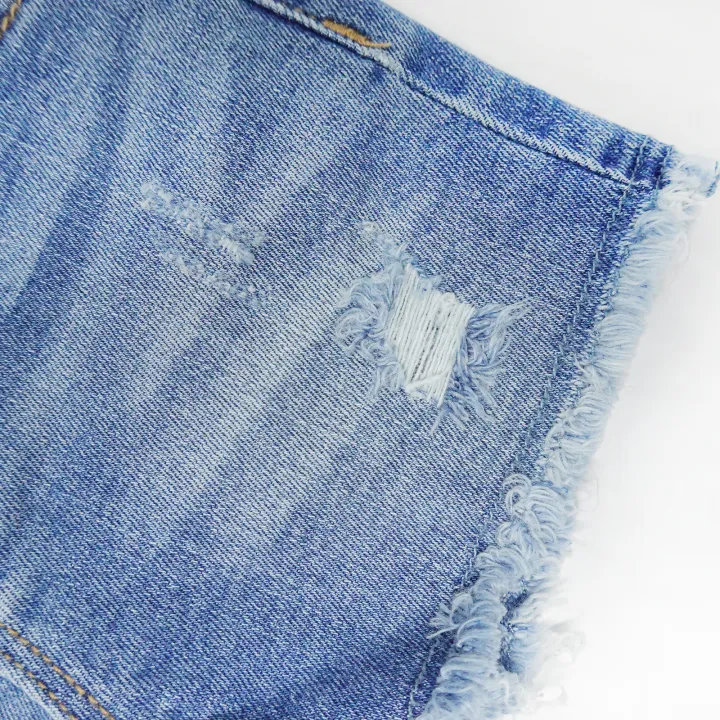 KIDSCOOL%20SPACE%20Baby%20Little%20Girls%20Boys%20Jeans%20Shorts,Ripped%20Frayed%20Raw%20Hem%20Simple%20Design%20Cute%20Summer%20Denim%20Pants%20-%20Image%204