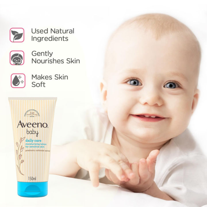 Aveeno%20Baby%20Daily%20Care%20Moisturising%20Lotion%20150ml%20-%20Image%202