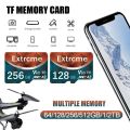 TF Card Memory Card 128GB High Speed With SD Adapter A2 U3 Class 10 V60 SD/TF Flash Card 512GB For Phone/Camera/Laptop. 
