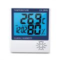 LCD Electronic Digital Temperature Humidity Meter Thermometer Hygrometer Indoor Outdoor Weather Station Clock HTC-1 HTC-2. 