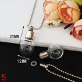 Glass Locket Urn Jewelry Cremation Jewelry Urn Necklace for Ashes Fillable vials Necklaces Blood Vial Necklace.