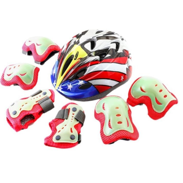 Glow-in-the-dark%20protective%20gear,%20children's%20roller%20skating%20helmet,%20protective%20gear,%20skateboarding,%20cycling%20sports,%20small%20children's%20balance%20bike,%20knee%20pads,%20fluorescent%20-%20Image%205