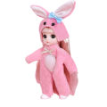（New）6 inche Doll Toy Delicate Makeup Movable Joint Trendy 1/8 Big Eye Doll for Collection. 