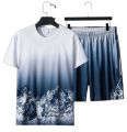 New Summer product's For Mens Half T-Shirt & 3 quater Trouser Combo Set. 