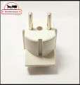 2 Pin Multi Socket 3 Way - White. 