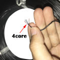 2-core 4-core Headphone Wire Ultra-soft Enameled Cable Insulated Line 2pin 3pin 4pin 5pin Sheath Wire 5M Signal Cable. 