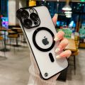 【Best value for money】 HOCE Frameless Magnetic Phone Case For 15 14 13 12 11 Pro 14 15 Plus Case Luxury Plating Borderless Ultra Thin Hard Transparent Back Cover. 